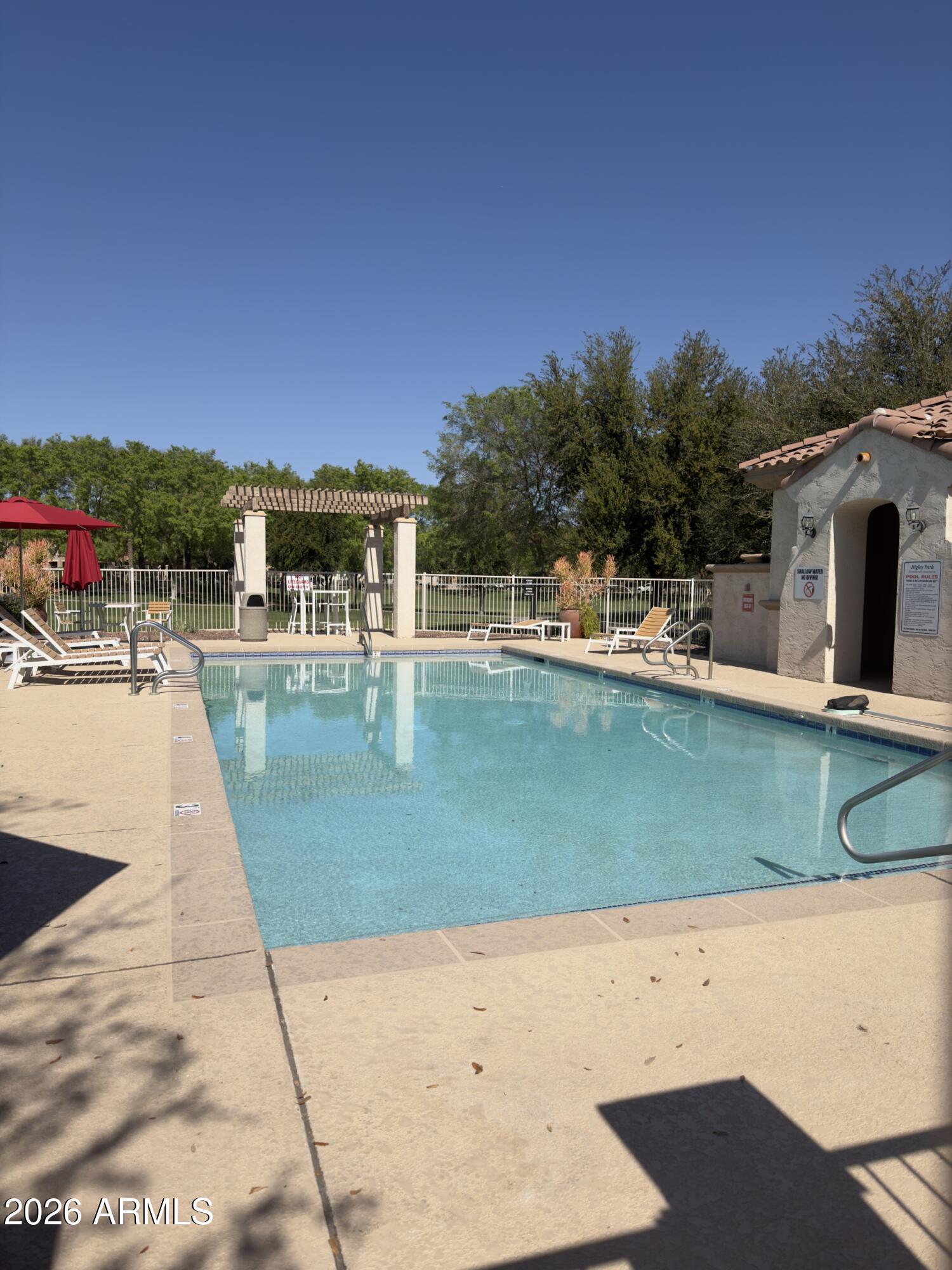 1377 South Chaparral Boulevard Gilbert, AZ 85296 - Photo 21 of 22 a view of a house with a yard