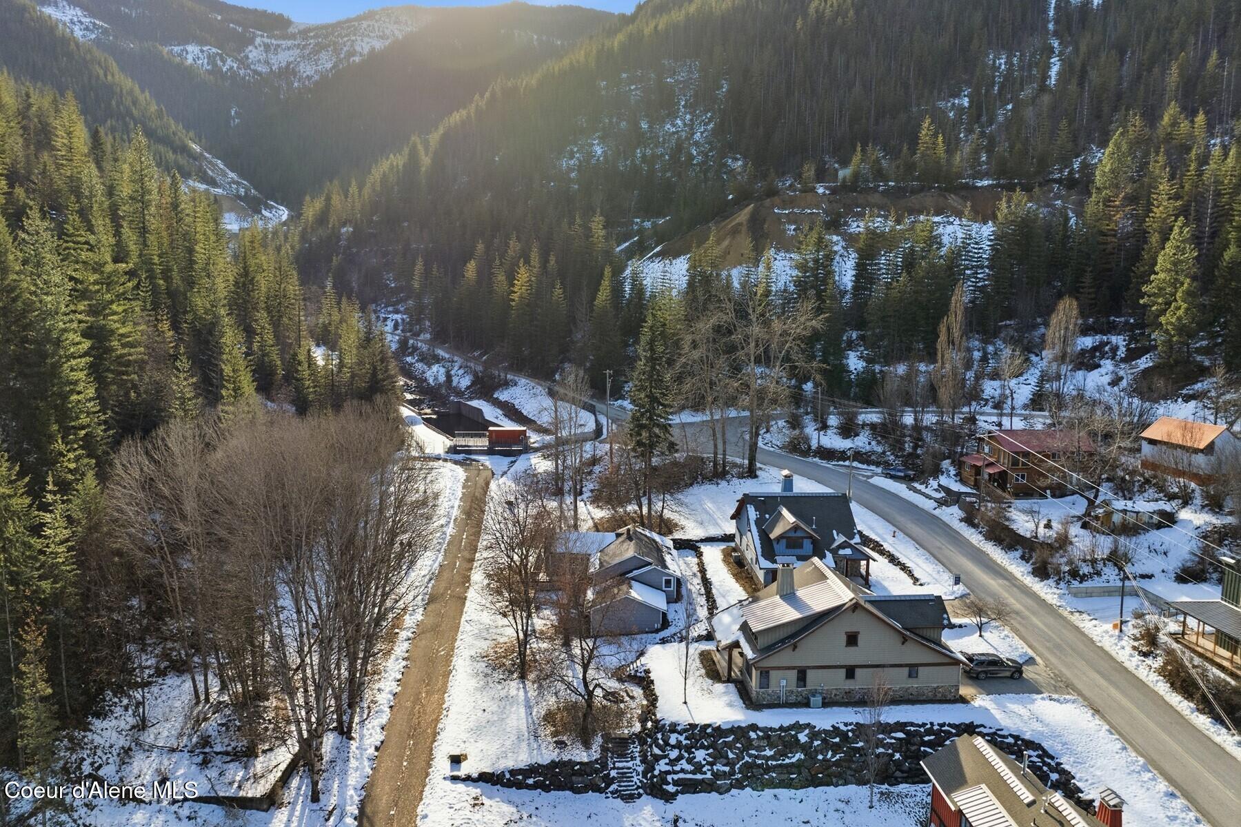 1020 Mill Street Wardner, ID 83837 - Photo 39 of 44 Aerial View