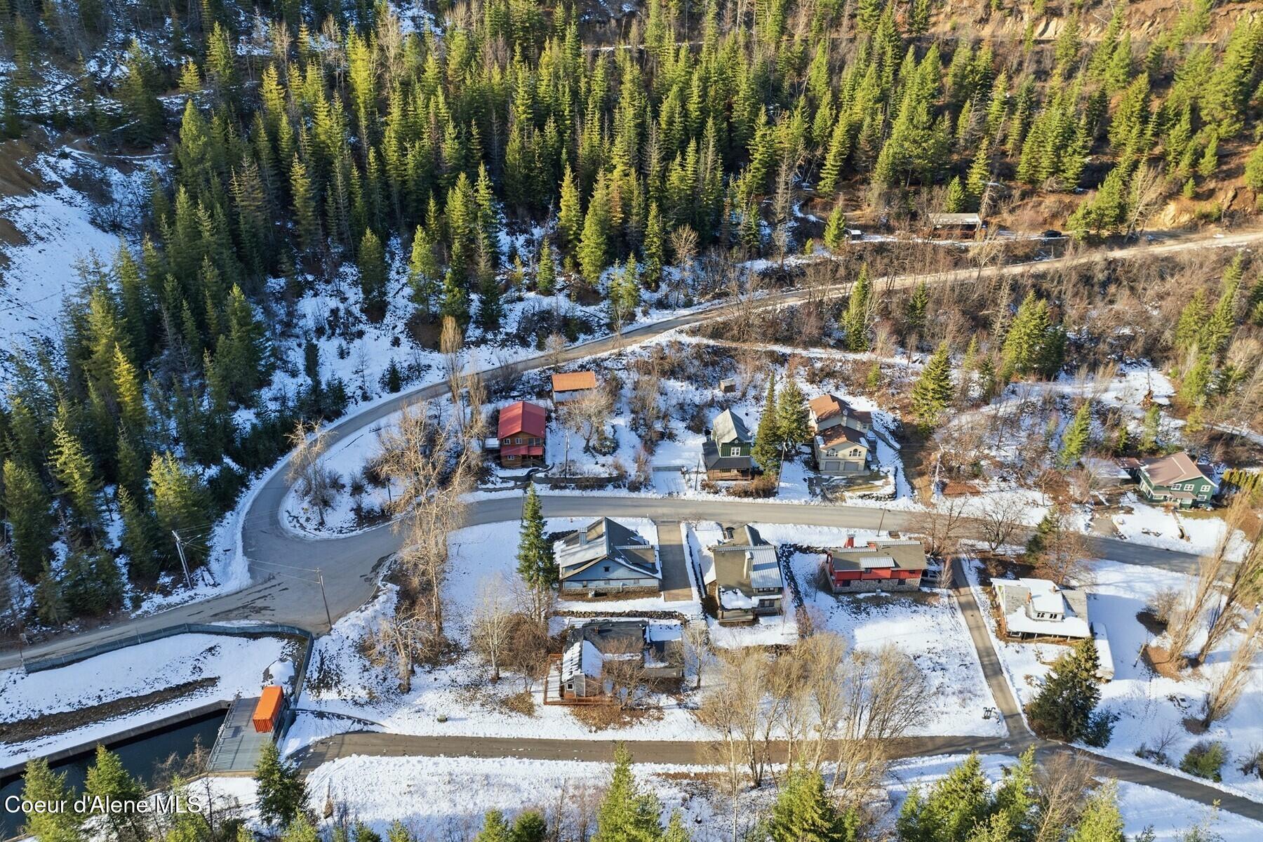 1020 Mill Street Wardner, ID 83837 - Photo 42 of 44 Aerial View