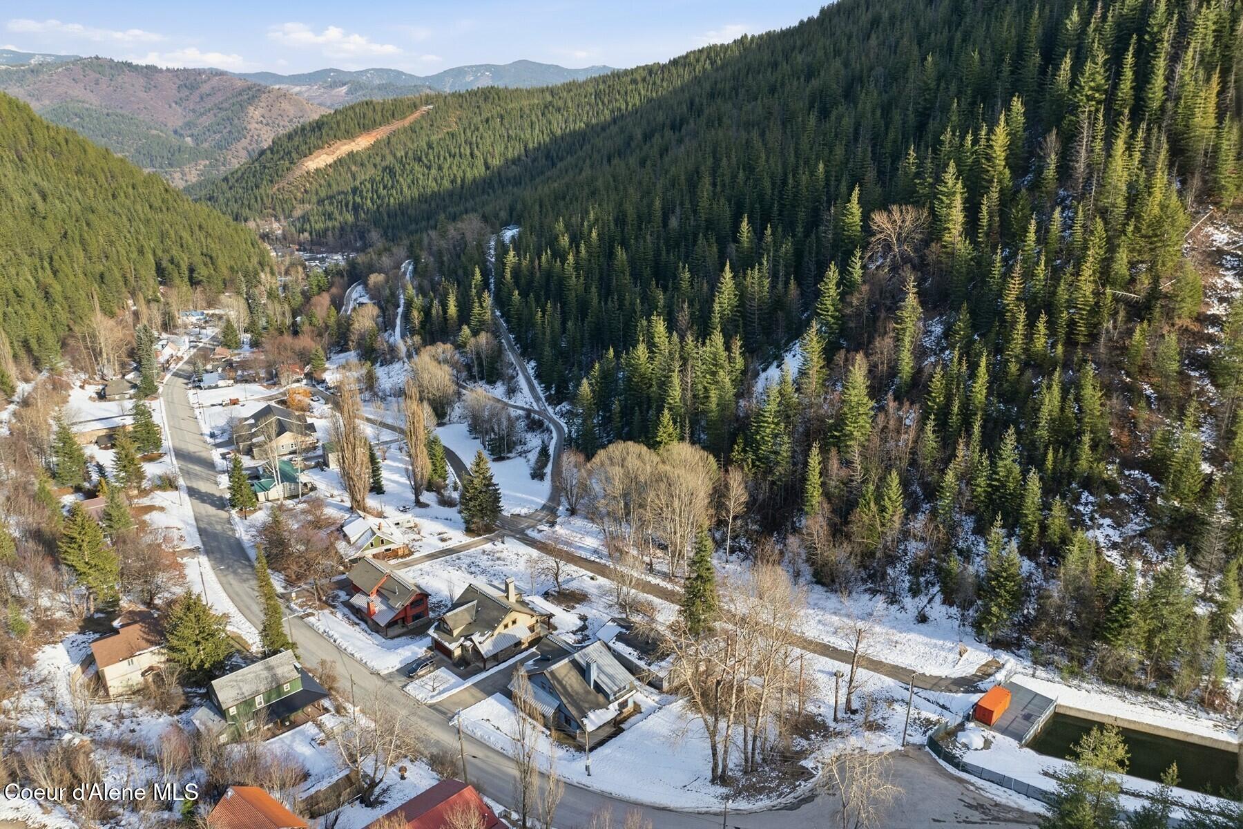1020 Mill Street Wardner, ID 83837 - Photo 43 of 44 Aerial View