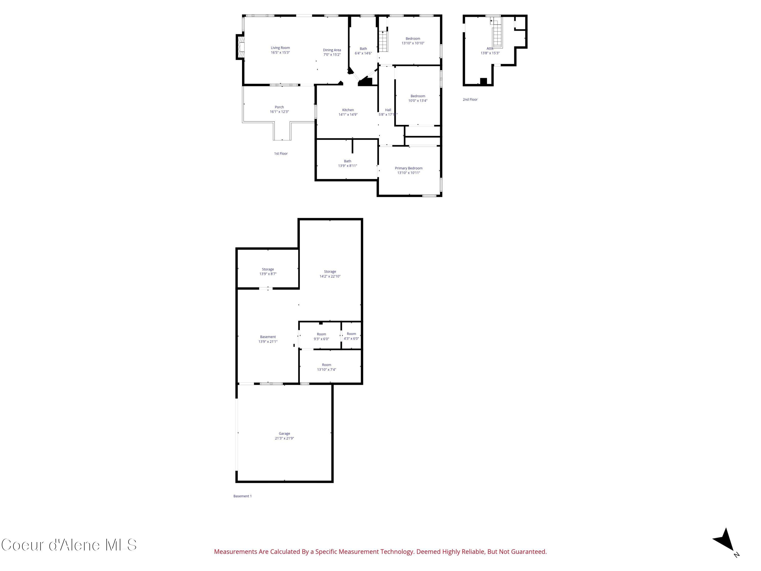 1020 Mill Street Wardner, ID 83837 - Photo 44 of 44 Floor Plan