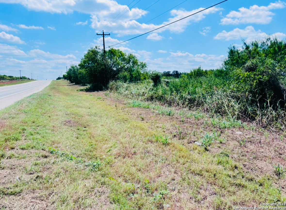 0 North State Highway 16 Jourdanton, TX 78026 - Photo 3 of 21 a view of a yard with plants and a bench