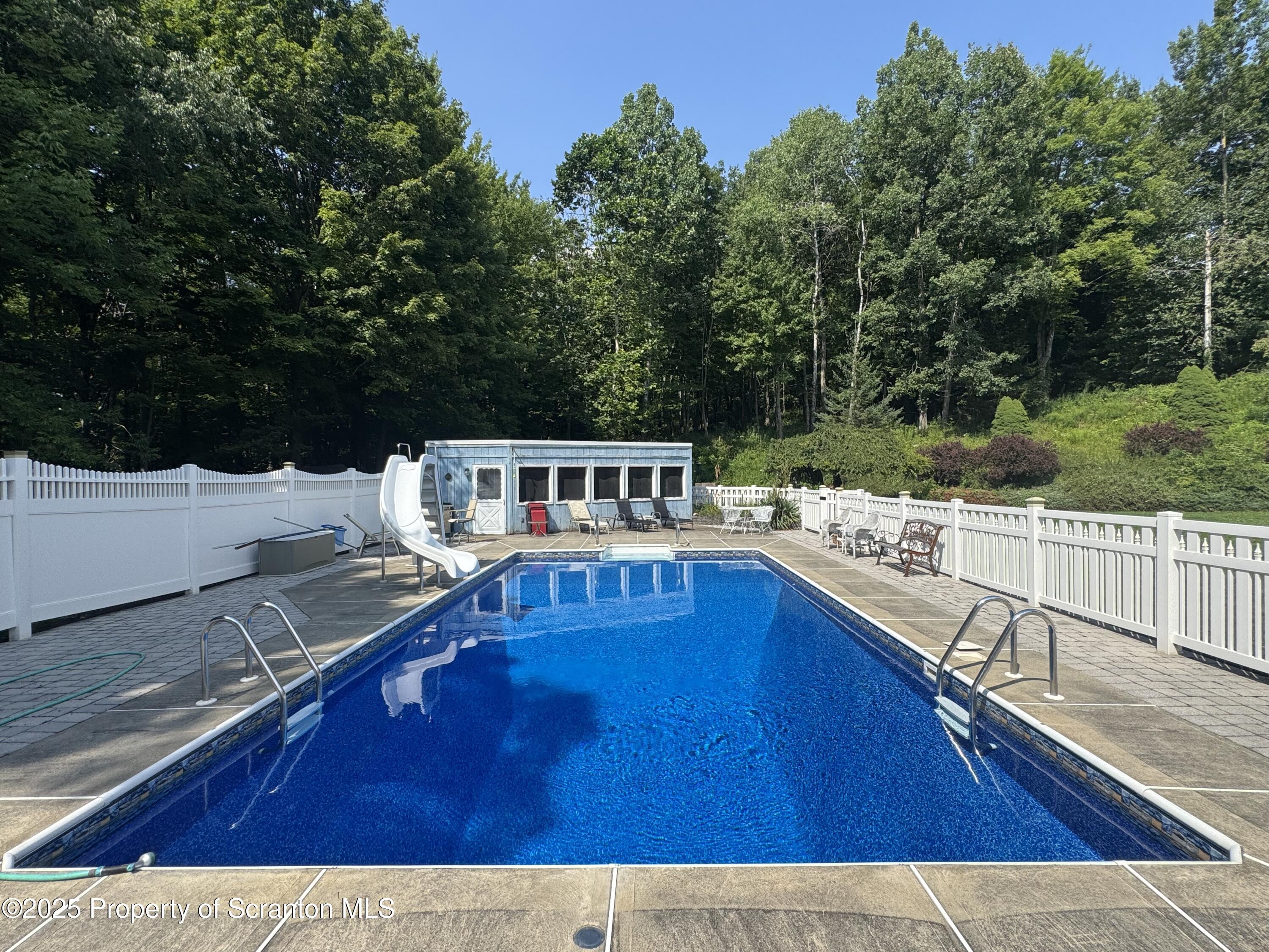 180 Savage Road Nicholson, PA 18446 - Photo 5 of 39 a view of a balcony with chairs