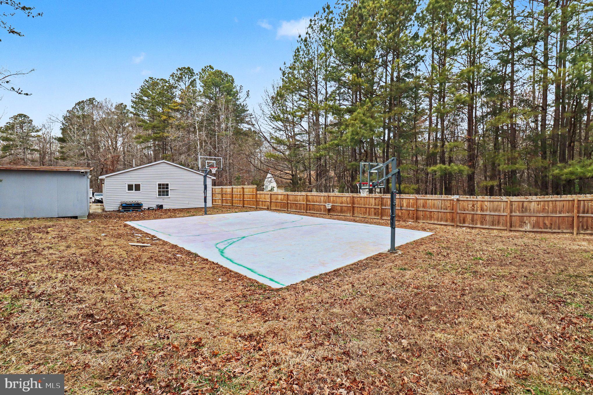 4901 Partlow Road Partlow, VA 22534 - Photo 42 of 47 regulation space basketball court