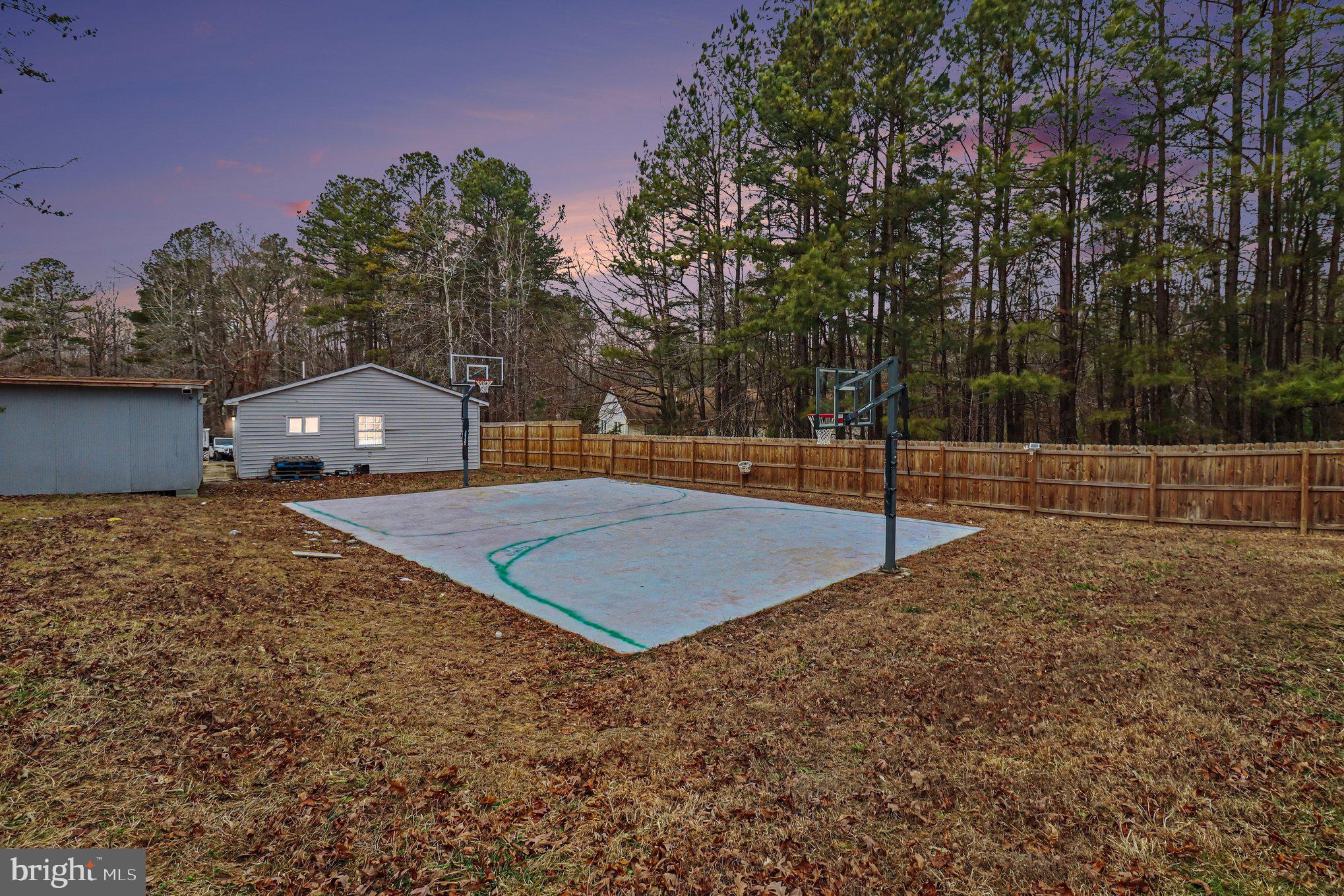 4901 Partlow Road Partlow, VA 22534 - Photo 43 of 47 regulation space basketball court
