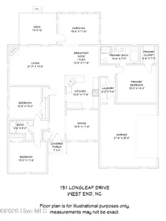 $445,000 | 151 Longleaf Drive, West End, NC 27376