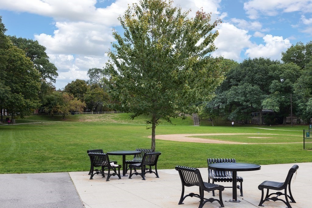 177 Winthrop Road, Unit 3 Brookline, MA 02445 - Photo 16 of 22 a view of a chairs and table in the garden