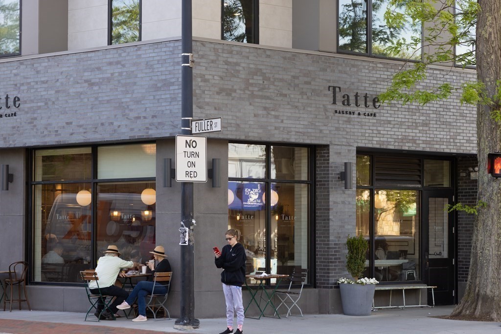 177 Winthrop Road, Unit 3 Brookline, MA 02445 - Photo 21 of 22 a front view of a building with sitting area