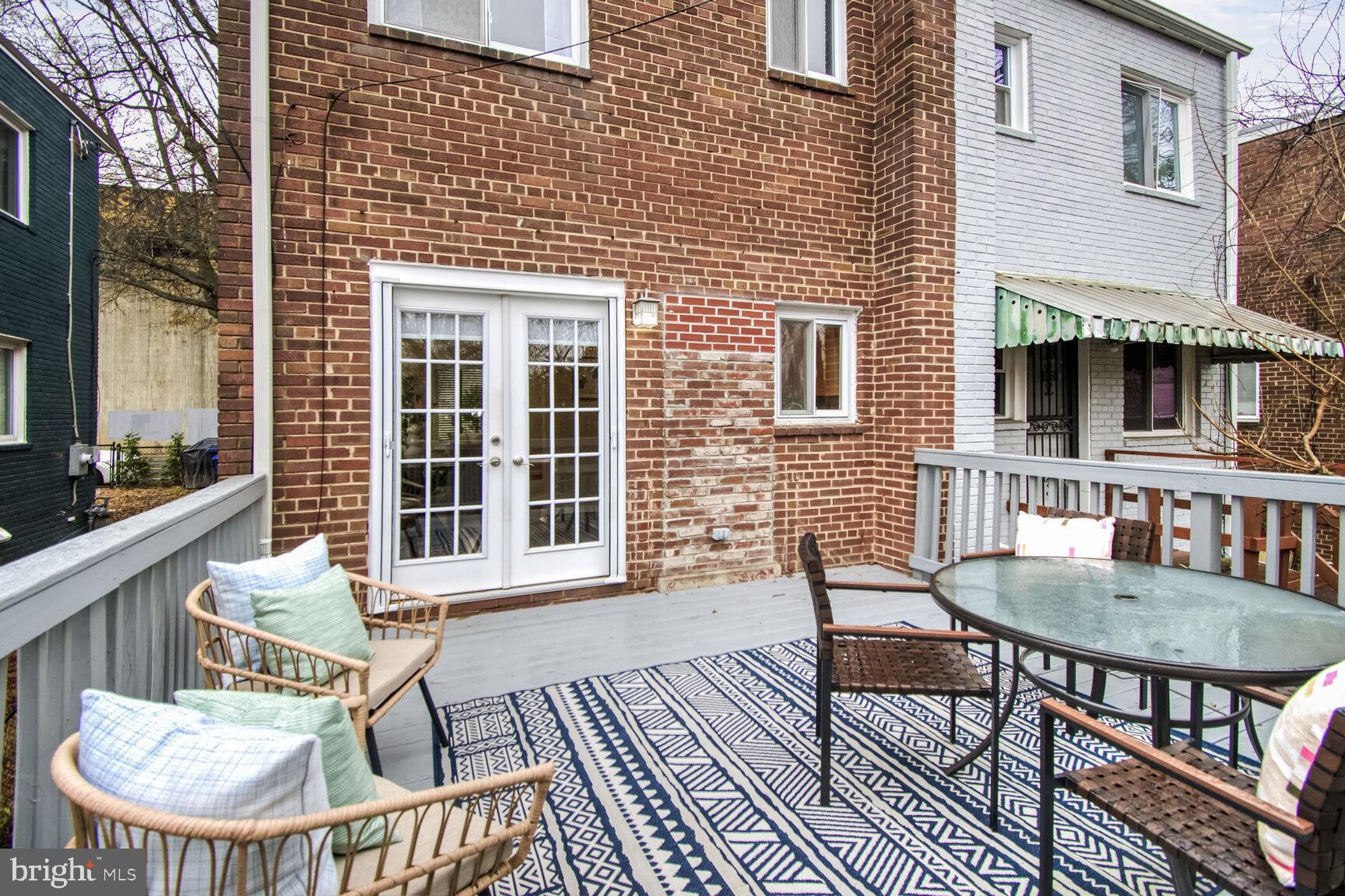 6626 Blair Road Northwest Washington, DC 20012 - Photo 11 of 30 Large deck off kitchen
