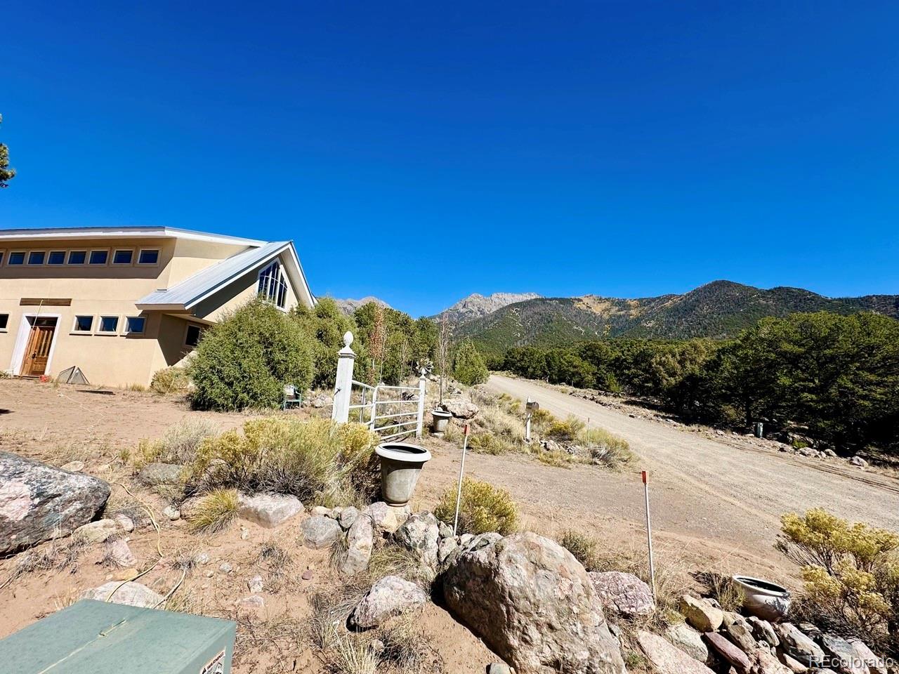 1751 Summitview Way Crestone, CO 81131 - Photo 50 of 50 a view of a backyard with wooden fence