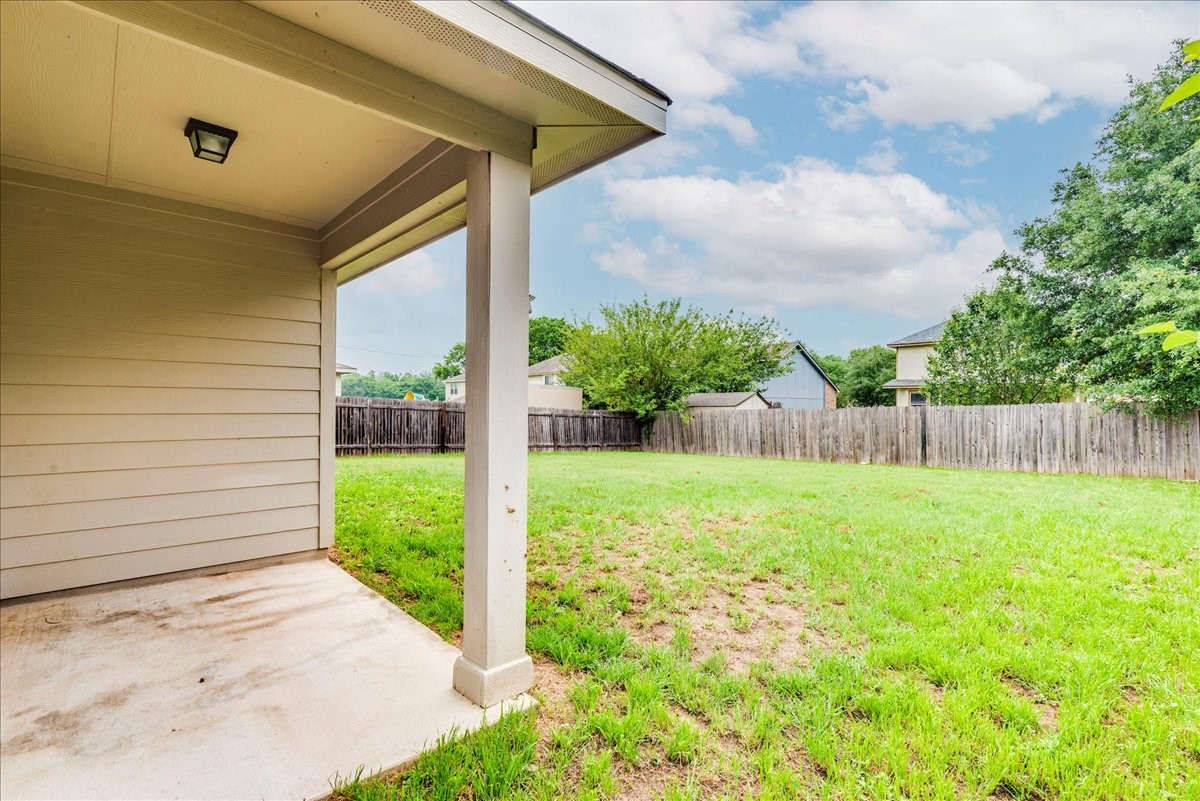 1061 Violet Lane Kyle, TX 78640 - Photo 21 of 34 Back covered patio