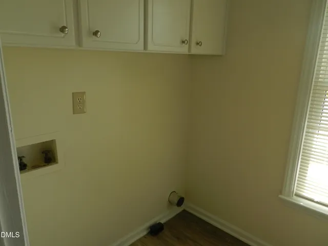 a bathroom with a window