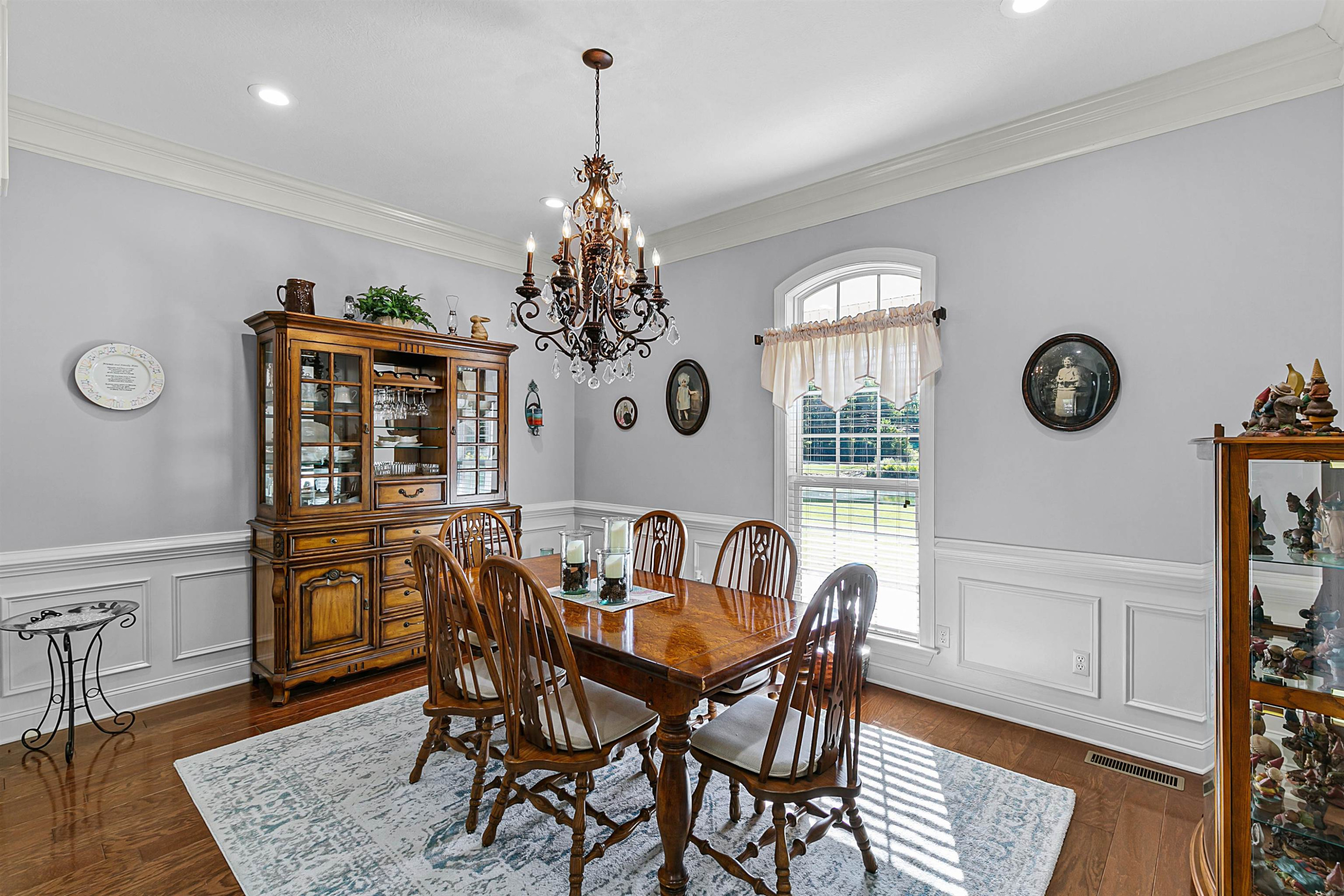 400 Hughes Road East Jackson, TN 38305 - Photo 16 of 36 a view of a dining room with furniture window and wooden floor