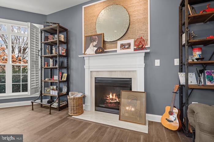 2520 Stone Cliff Drive Baltimore, MD 21209 - Photo 67 of 72 a living room with furniture and a fireplace