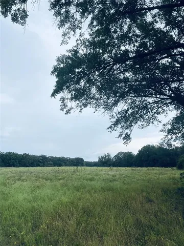 a view of lake with green space