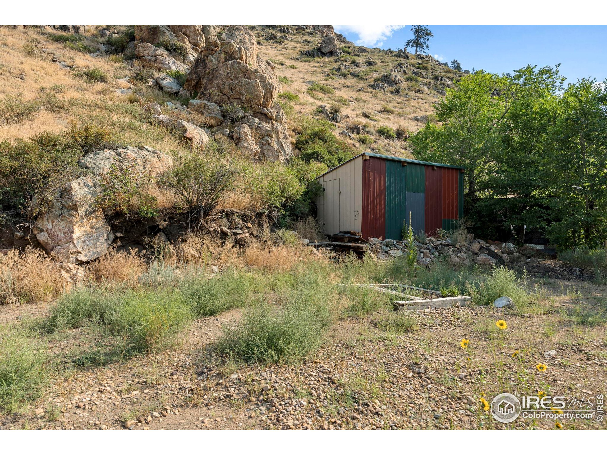33032 Poudre Canyon Road Bellvue, CO 80512 - Photo 8 of 10 a view of outdoor space and yard