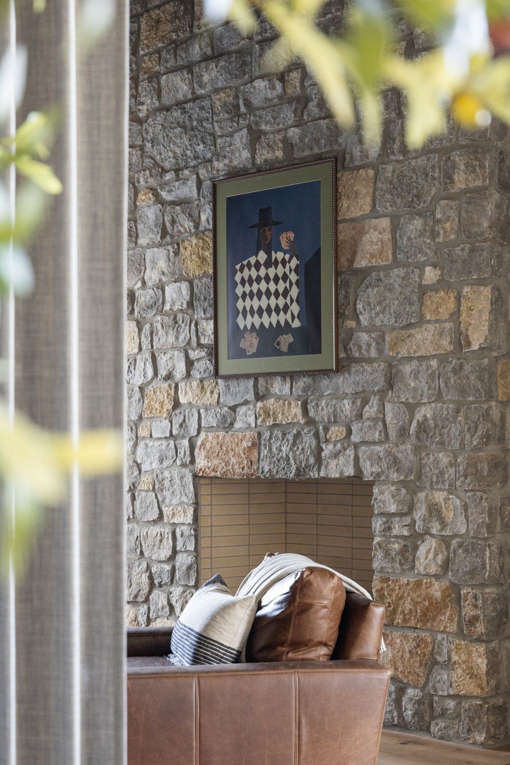 1049 Overton Lea Road Nashville, TN 37220 - Photo 14 of 53 a close view of a fireplace in a bathroom
