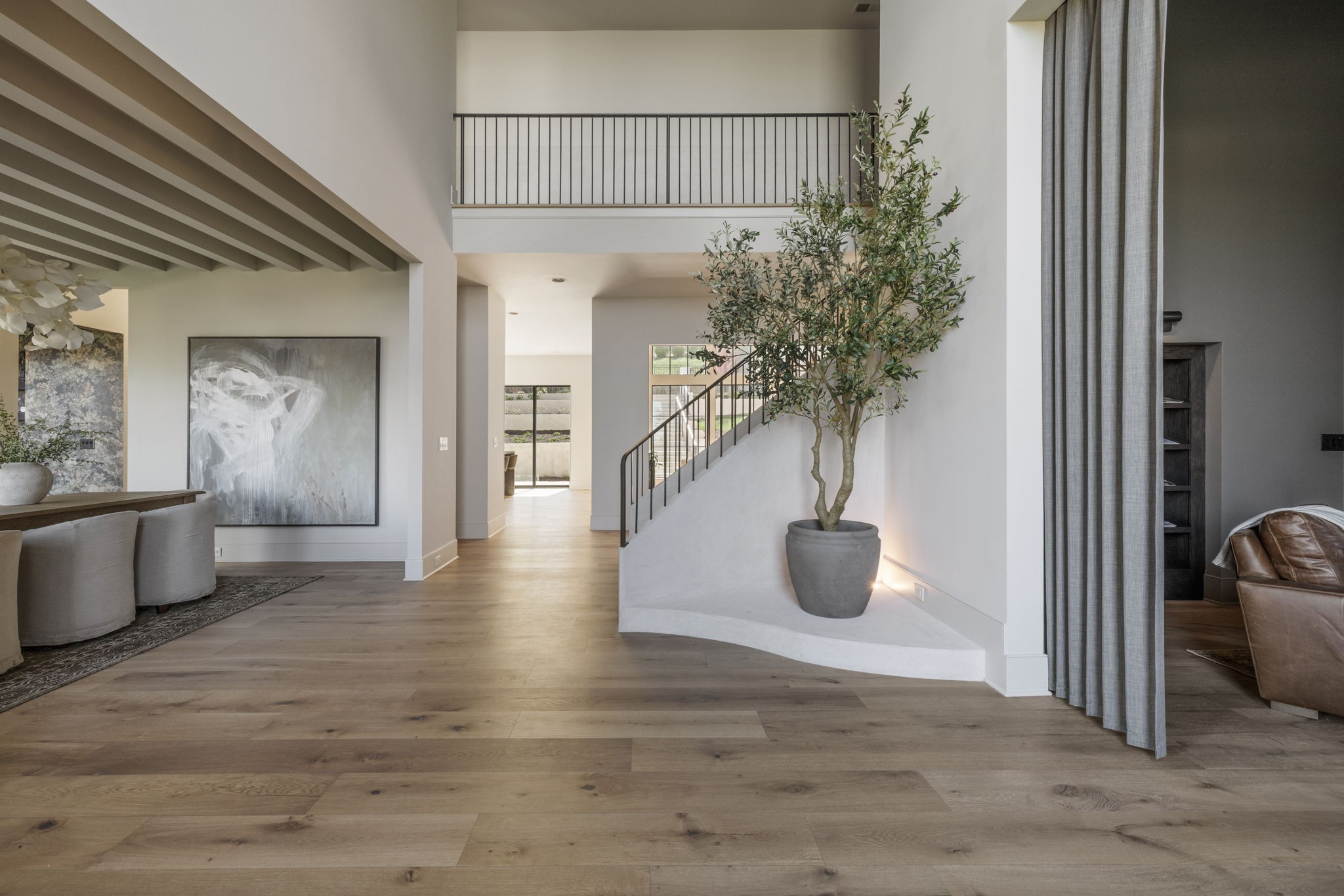 1049 Overton Lea Road Nashville, TN 37220 - Photo 7 of 53 a view of entryway and hall with wooden floor
