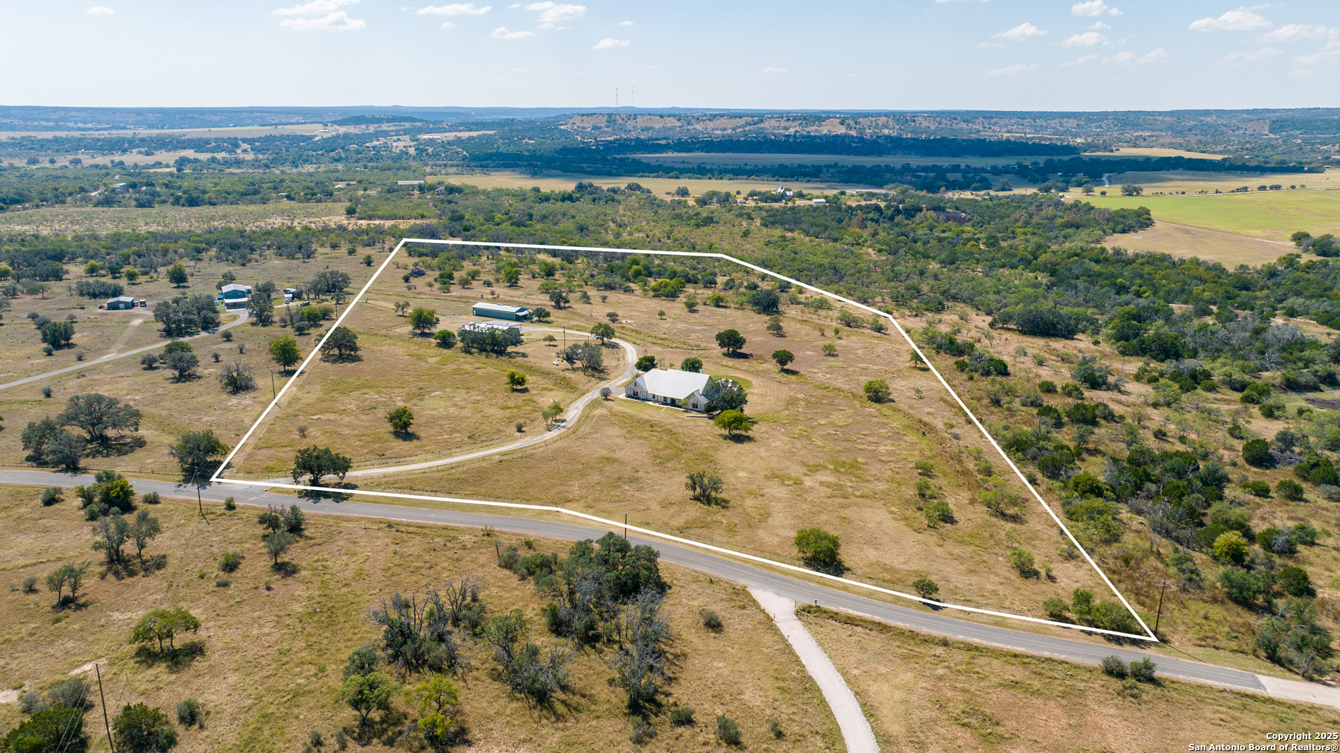 647 Funf Kinder Road Fredericksburg, TX 78624 - Photo 9 of 100 an aerial view of beach