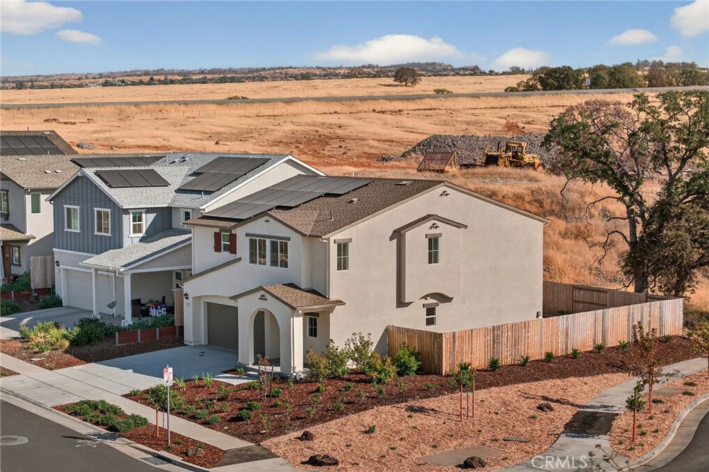 1147 Lentil Way Chico, CA 95928 - Photo 57 of 72 a front view of a house with a ocean view