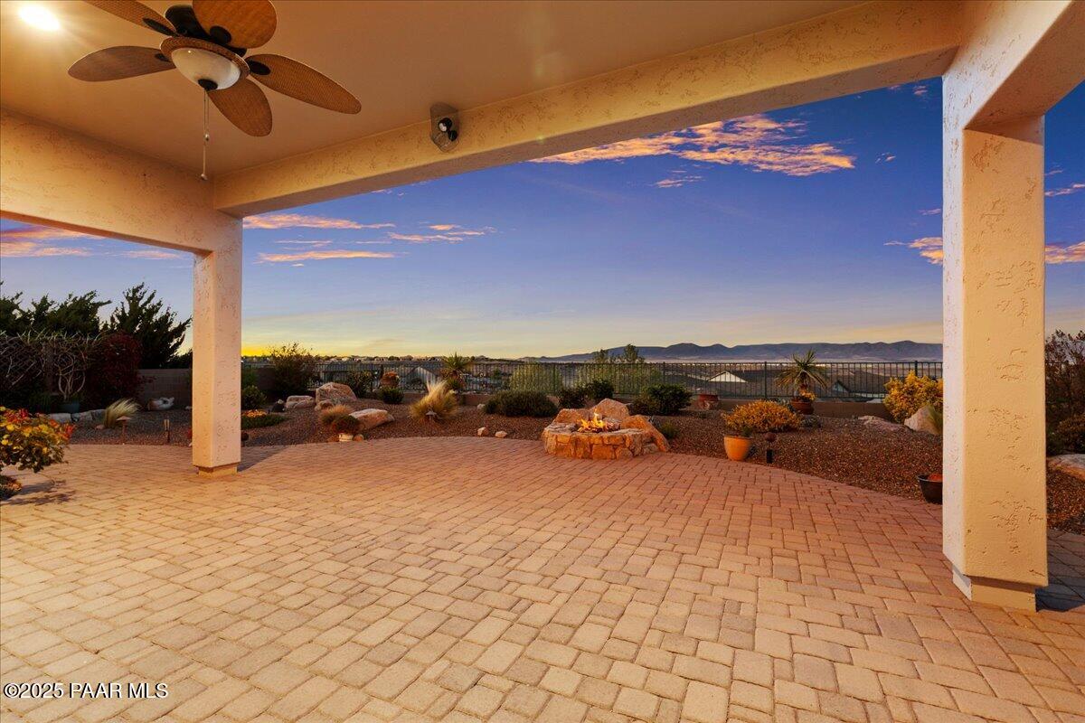 1149 Stack Rock Road Prescott Valley, AZ 86314 - Photo 36 of 85 Covered and Open Rear Patio