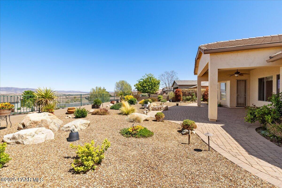 1149 Stack Rock Road Prescott Valley, AZ 86314 - Photo 40 of 85 Rear Yard with View Fencing