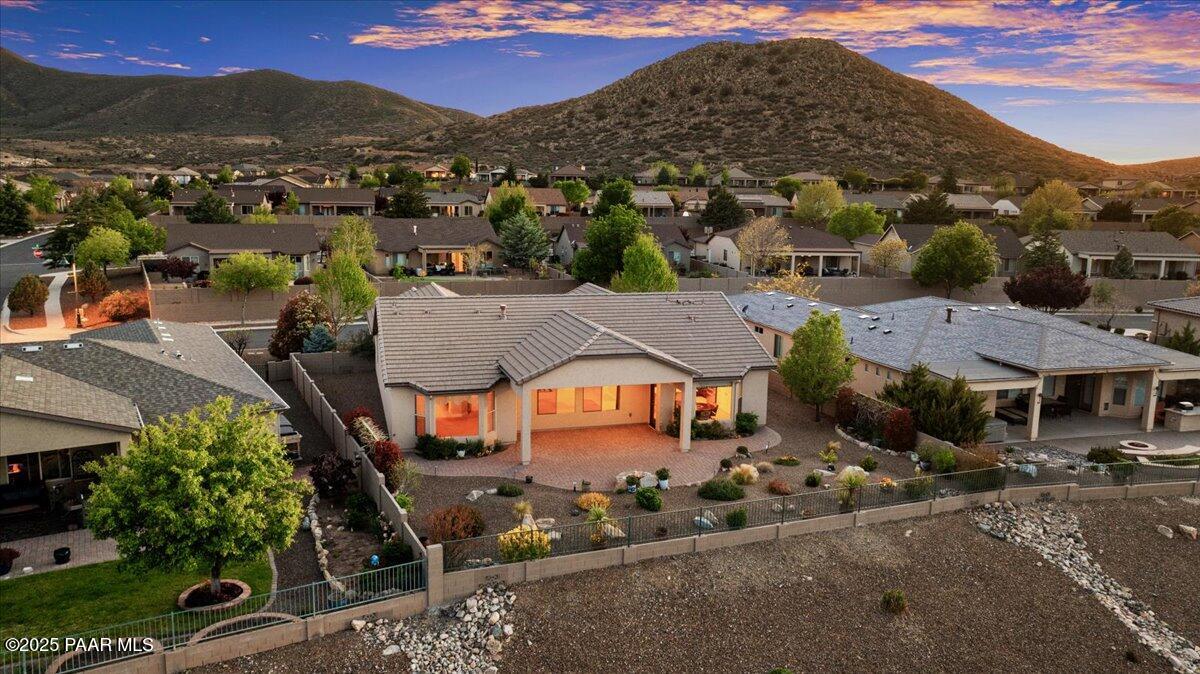 1149 Stack Rock Road Prescott Valley, AZ 86314 - Photo 60 of 85 an aerial view of residential houses and outdoor space