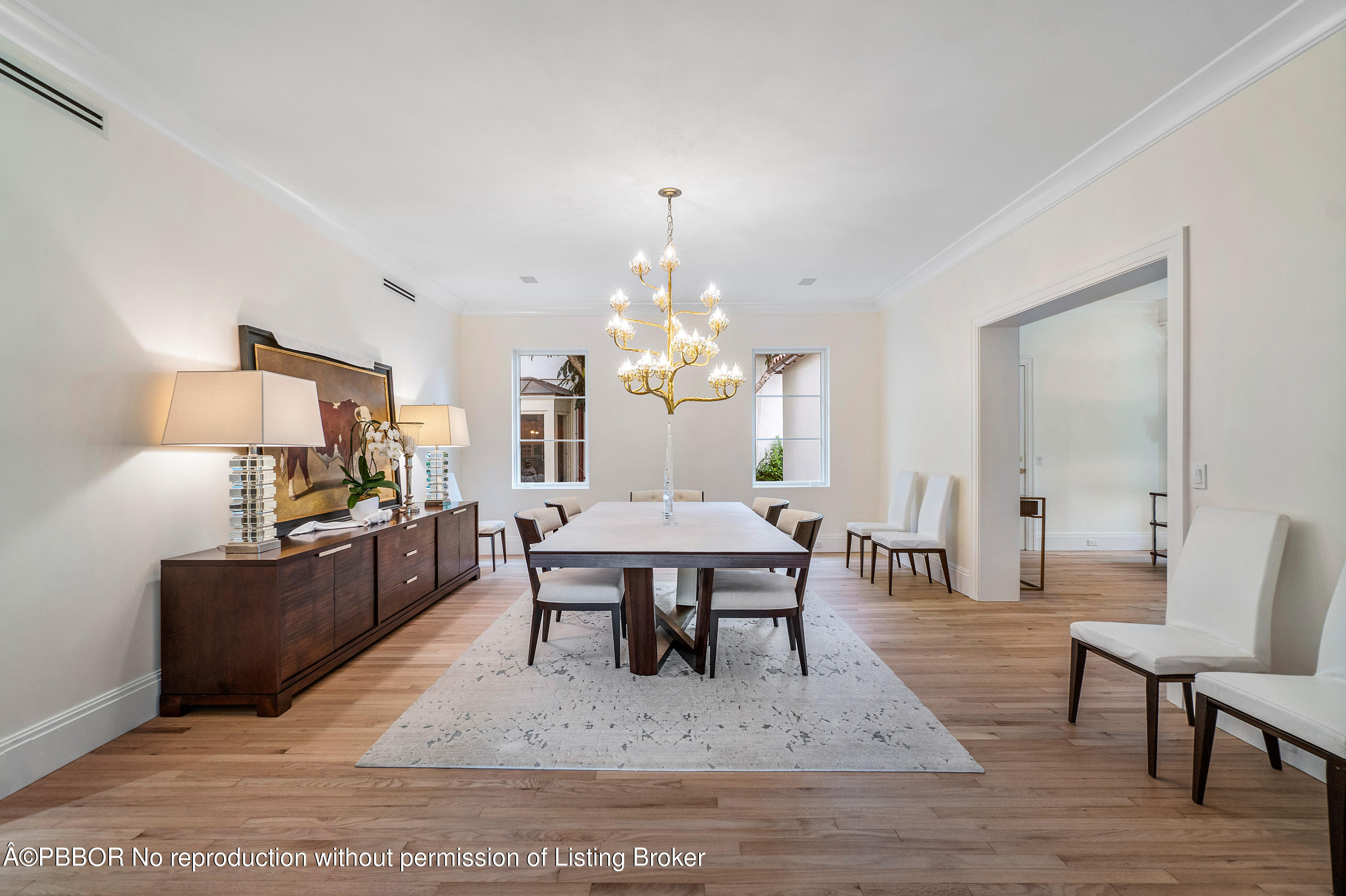 145 Kings Road Palm Beach, FL 33480 - Photo 6 of 25 a view of a dining room with furniture