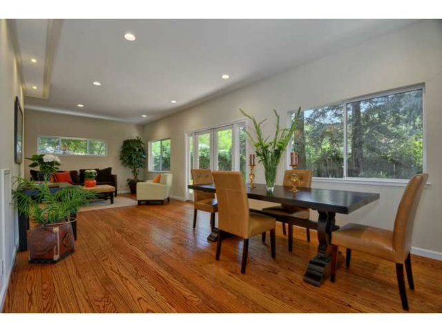 1030 Covington Road Los Altos, CA 94024 - Photo 6 of 14 a dining room with furniture and wooden floor