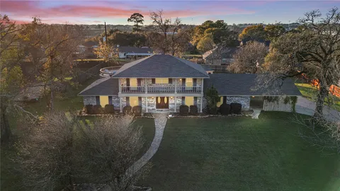 a view of a balcony with city view