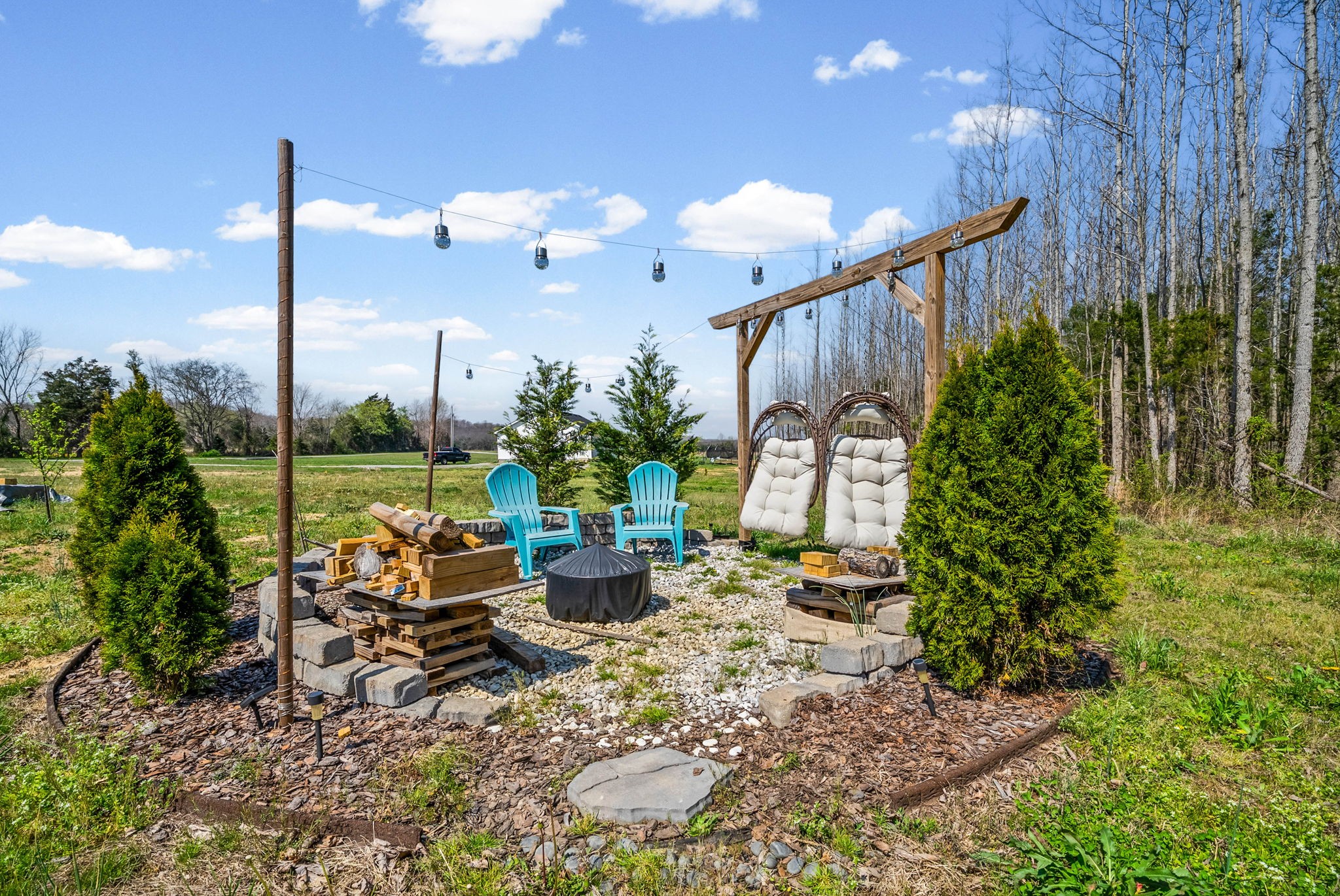 352 Scott Road Sharon Grove, KY 42280 - Photo 24 of 26 a view of a porch with furniture and garden