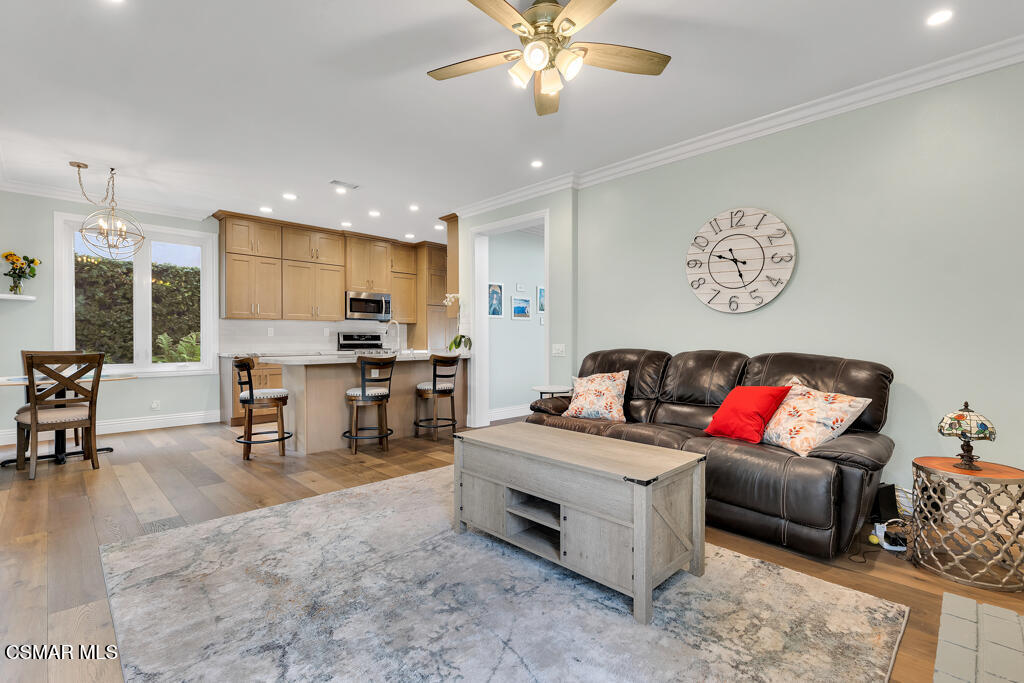 11177 Terraceridge Road Moorpark, CA 93021 - Photo 14 of 54 a living room with furniture and kitchen view