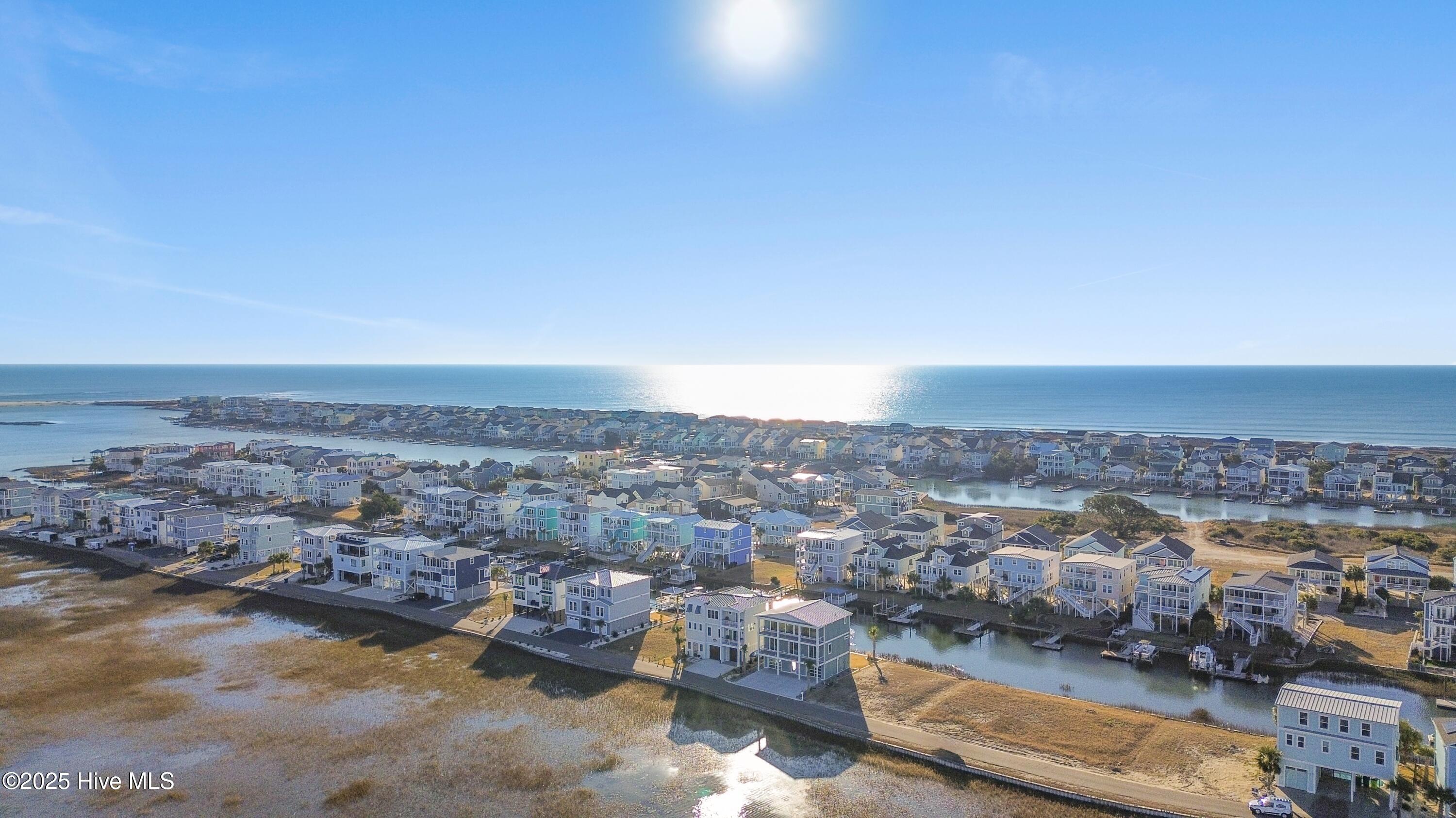 Lot 62 Riverside Drive Sunset Beach, NC 28468 - Photo 6 of 19 Lot 62, Arial front view slight angle to