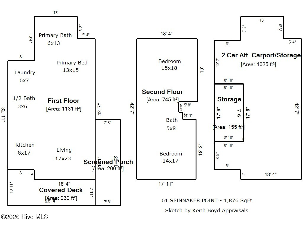 61 Spinnaker Point Road North Oriental, NC 28571 - Photo 49 of 49 Sketch