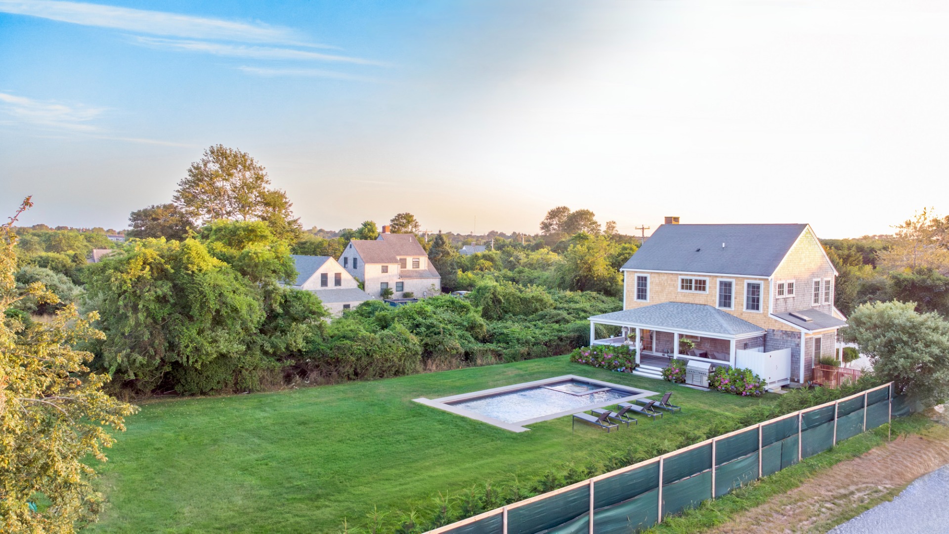 16 Somerset Road Nantucket, MA 02554 - Photo 30 of 30 a view of a yard in front of a house