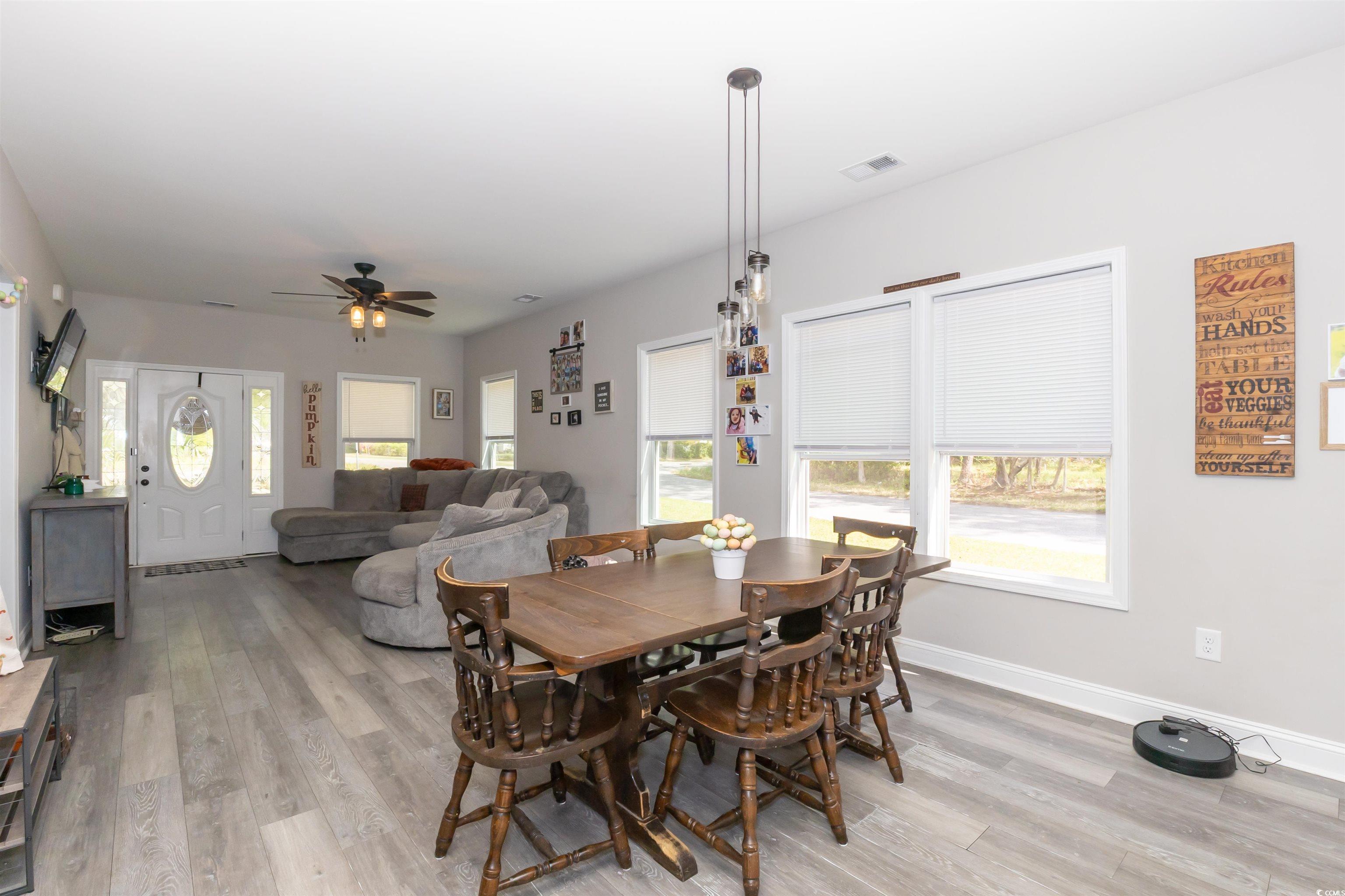 1501 Grainger Road Conway, SC 29527 - Photo 3 of 22 Dining space with light wood finished floors, visi