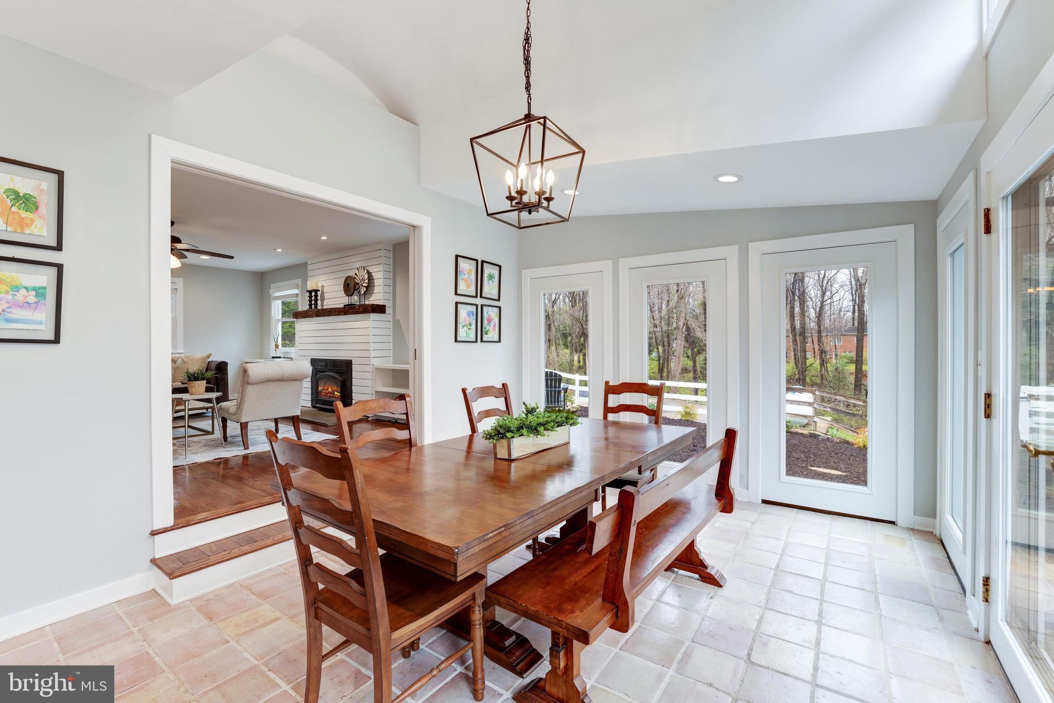 2223 Hunter Mill Road Vienna, VA 22181 - Photo 22 of 67 Dining Room open to the kitchen and living room