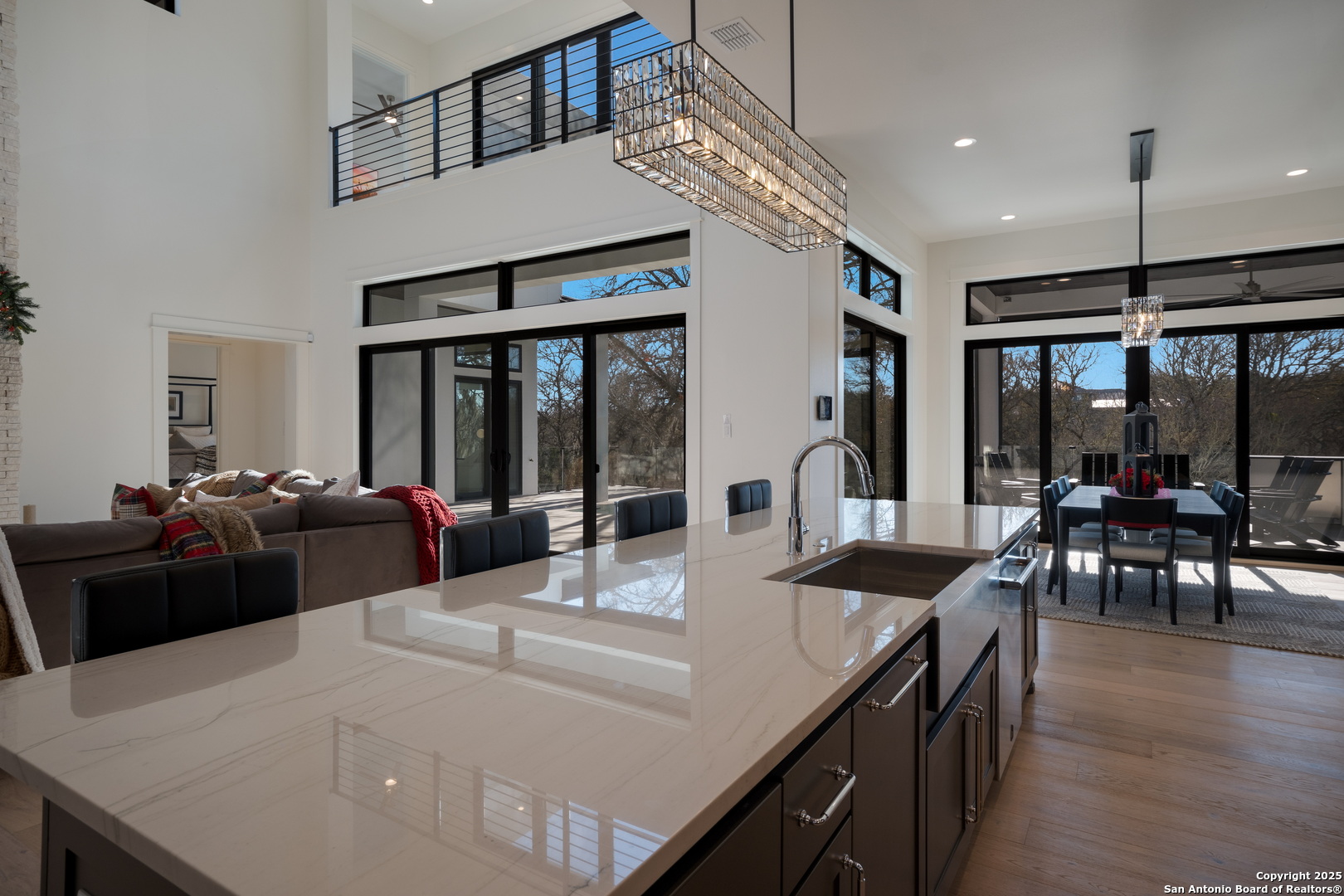 1341 Palmetto Spring Branch Spring Branch, TX 78070 - Photo 14 of 64 a view of a dining room with furniture window and outside view