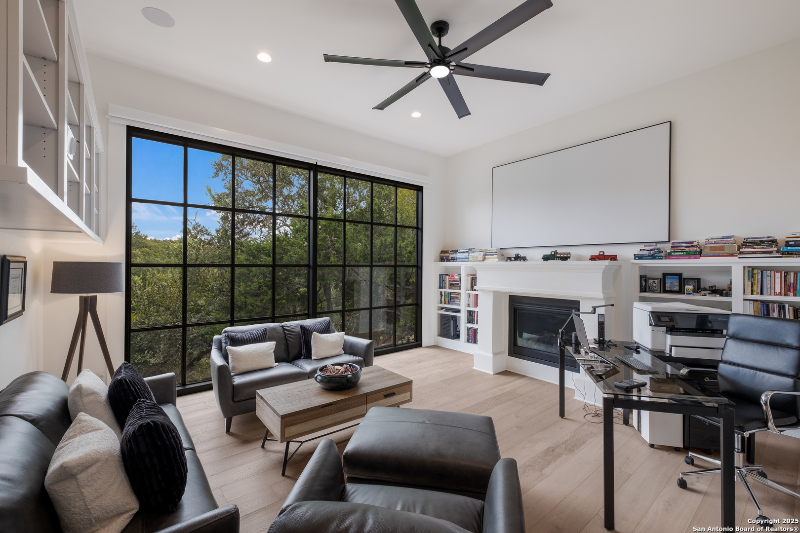 1341 Palmetto Spring Branch Spring Branch, TX 78070 - Photo 22 of 64 a living room with furniture or fireplace and a flat screen tv
