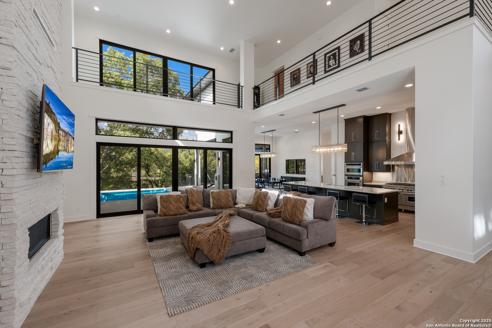 1341 Palmetto Spring Branch Spring Branch, TX 78070 - Photo 8 of 64 a living room with furniture and a large window