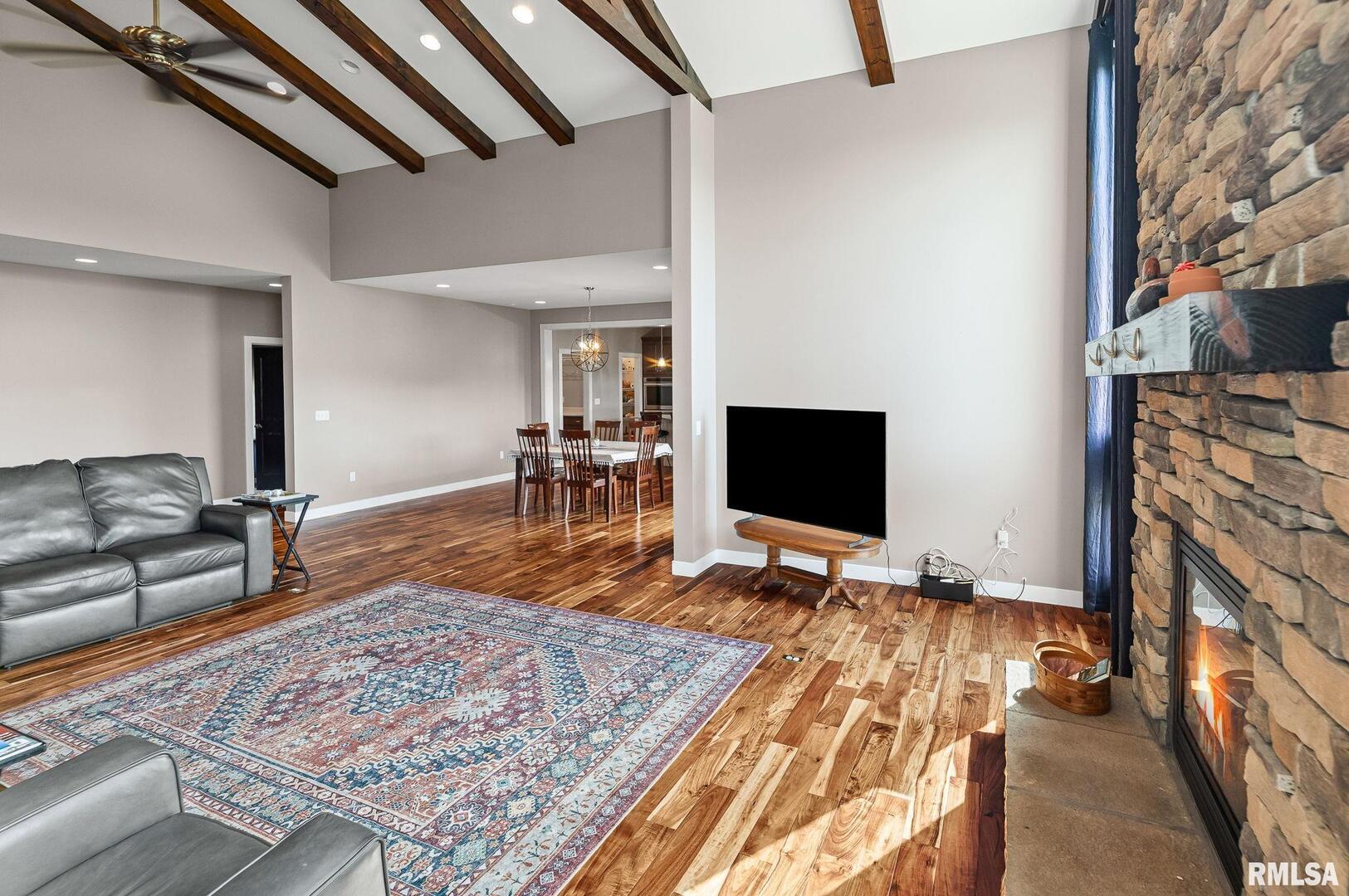 71 Ehlers Road Campbell Hill, IL 62916 - Photo 36 of 70 a living room with furniture and a flat screen tv