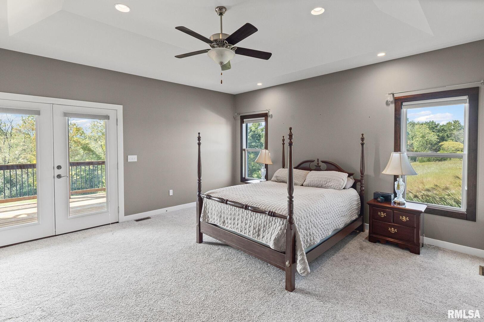 71 Ehlers Road Campbell Hill, IL 62916 - Photo 53 of 70 a spacious bedroom with a bed painting on wall and windows