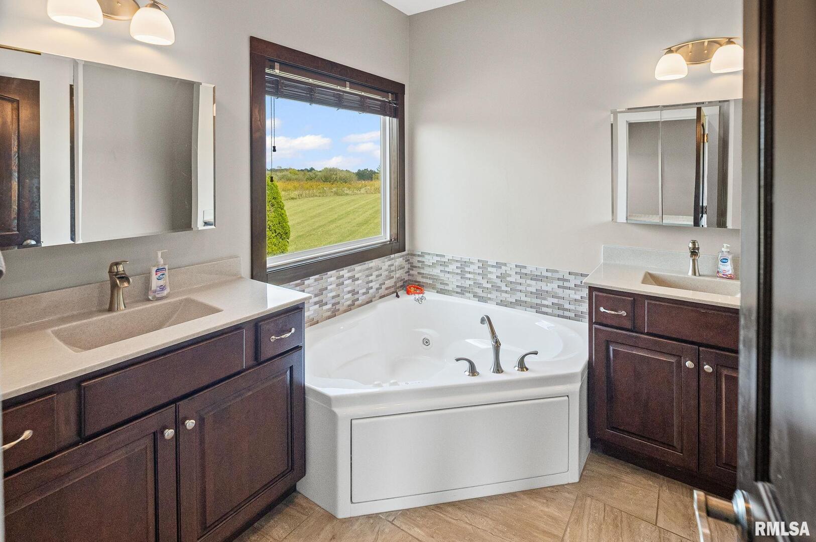 71 Ehlers Road Campbell Hill, IL 62916 - Photo 55 of 70 a bathroom with a tub sink and mirror
