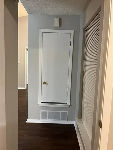 a view of front door