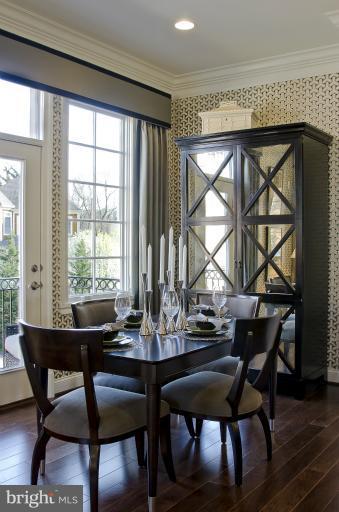 1407 Ridgeview Way Washington, DC 20007 - Photo 11 of 30 a view of a dining room with furniture and window