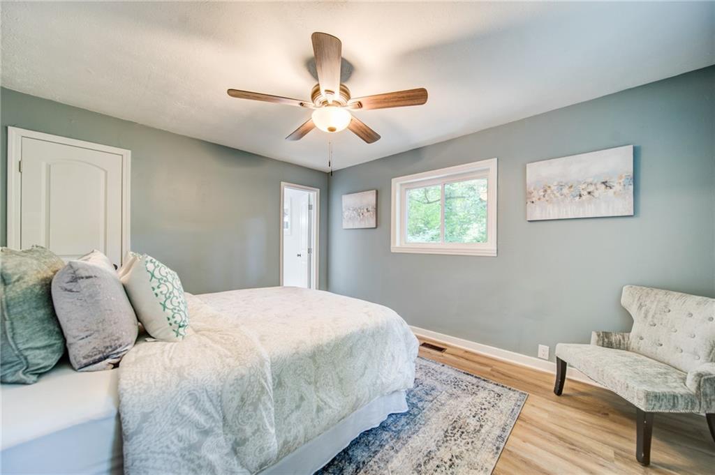 2951 Haralson Road Decatur, GA 30033 - Photo 17 of 25 a bedroom with a bed and a window
