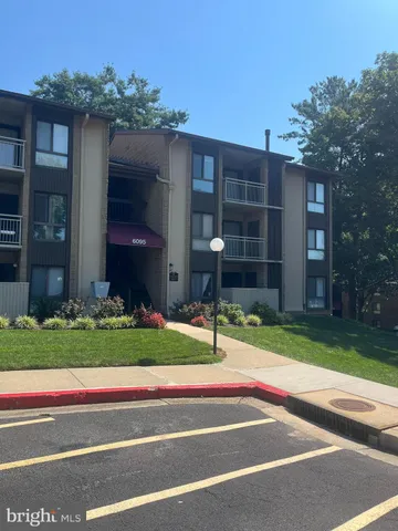 a view of a house in front of a yard with plants and large trees