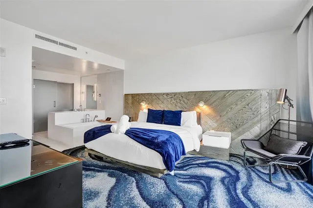 a view of a city with tall buildings