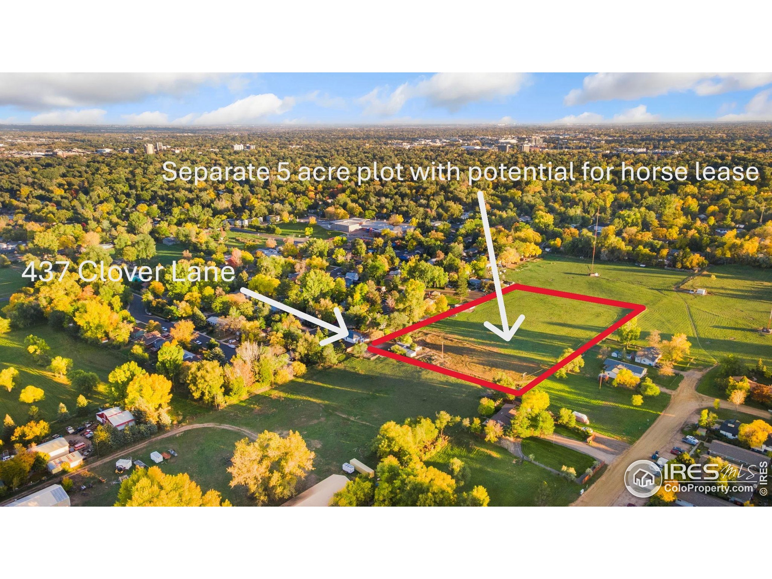 437 Clover Lane Fort Collins, CO 80521 - Photo 16 of 22 a view of a city