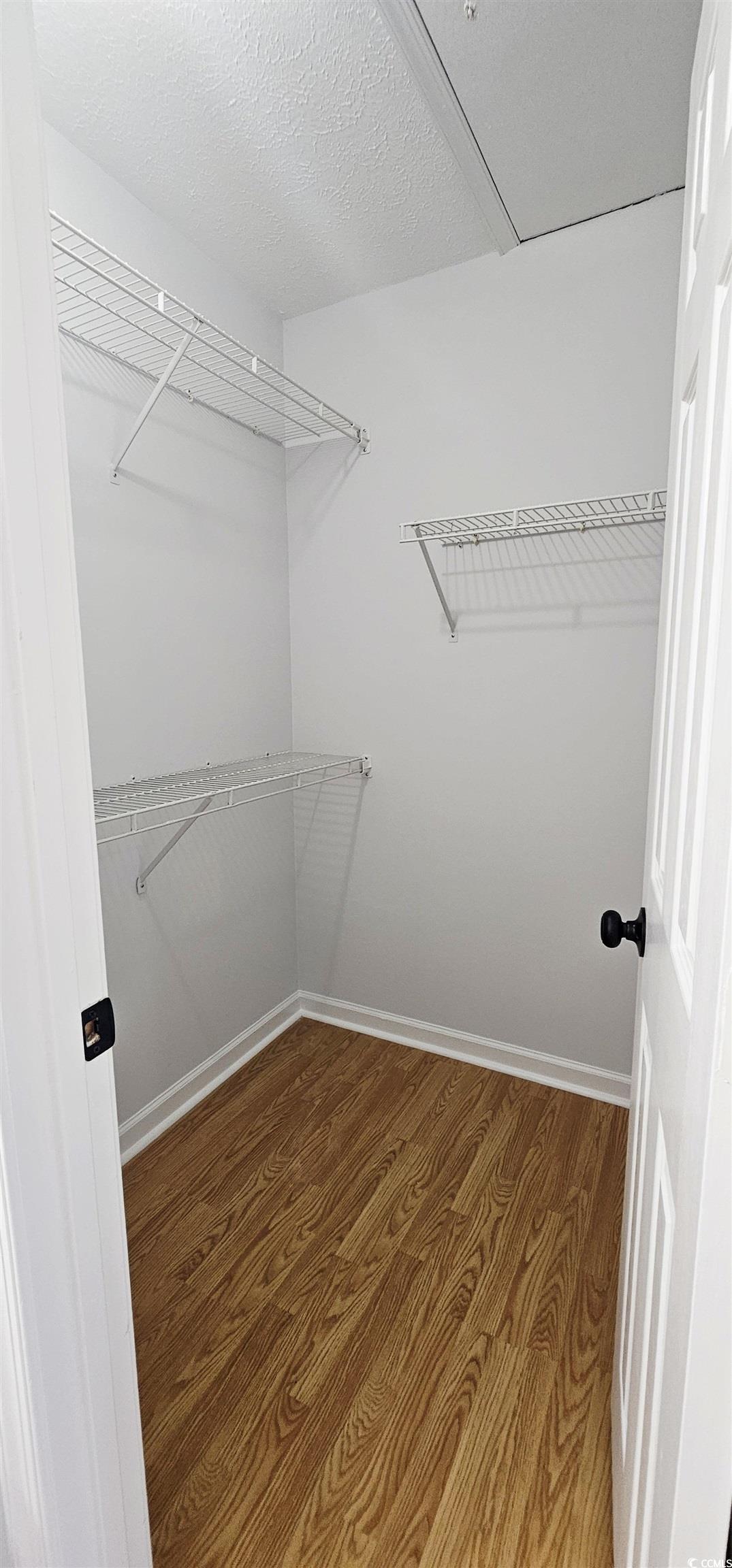 615 13th Avenue South, Unit 137 Surfside Beach, SC 29575 - Photo 28 of 40 Walk in closet featuring dark wood-style floors